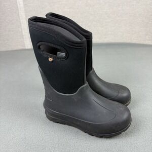Bogs Neo Classic Kid's Boots Black K3 Size 3 Youth